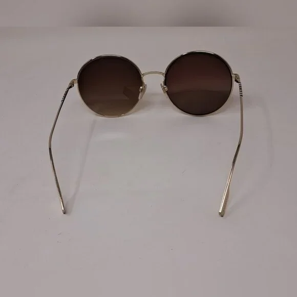 NWT Burberry Sunglasses Frames Only Prescription Gold Metal Full B3132 58-19-140